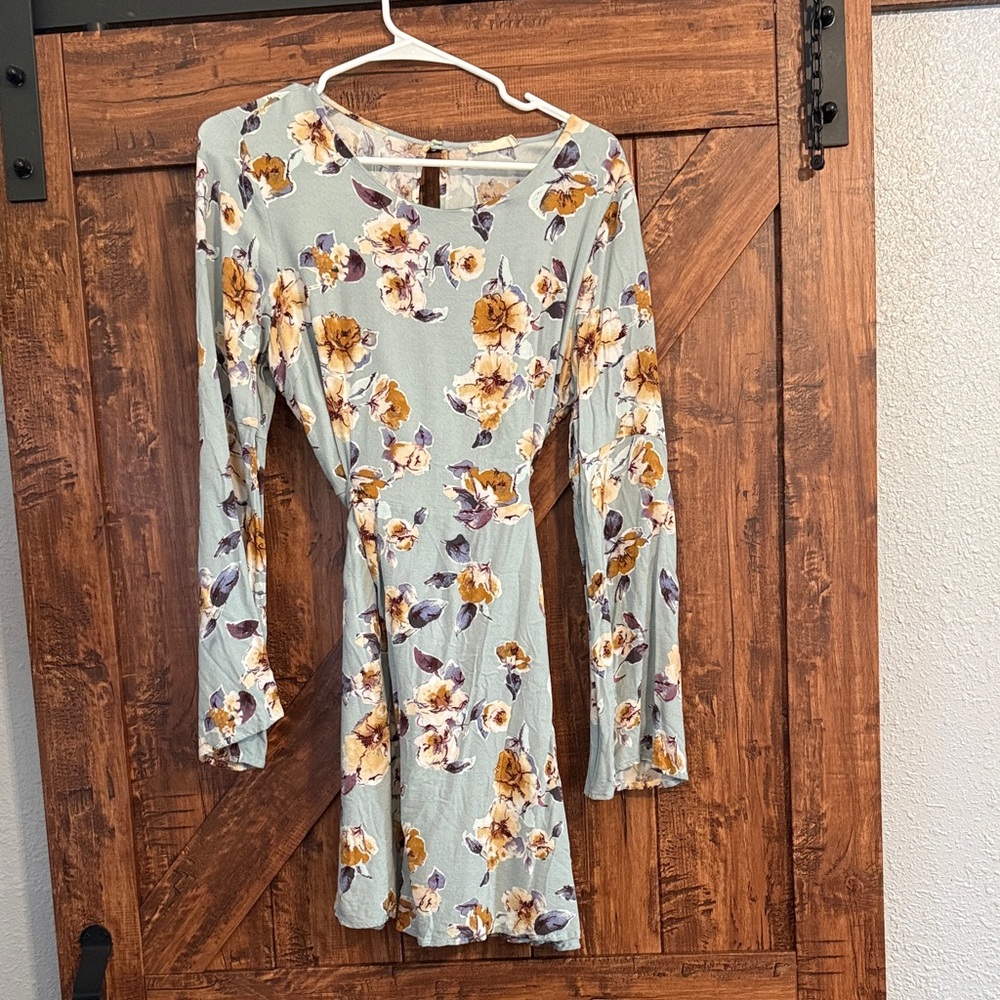 Altered state Floral Long Sleeve Dress size large